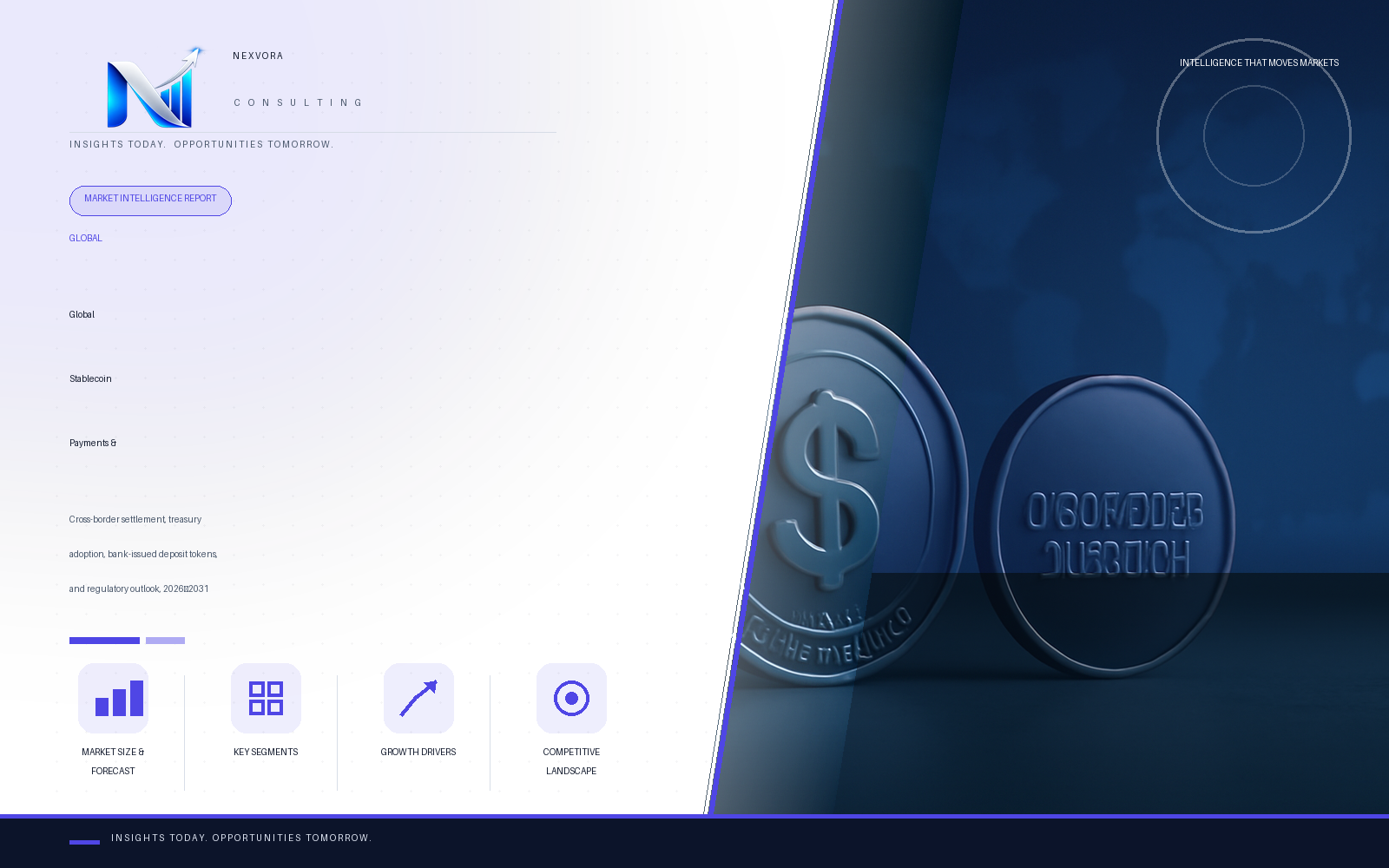 Global Stablecoin Payments & Tokenized Deposits Market — Intelligence Report