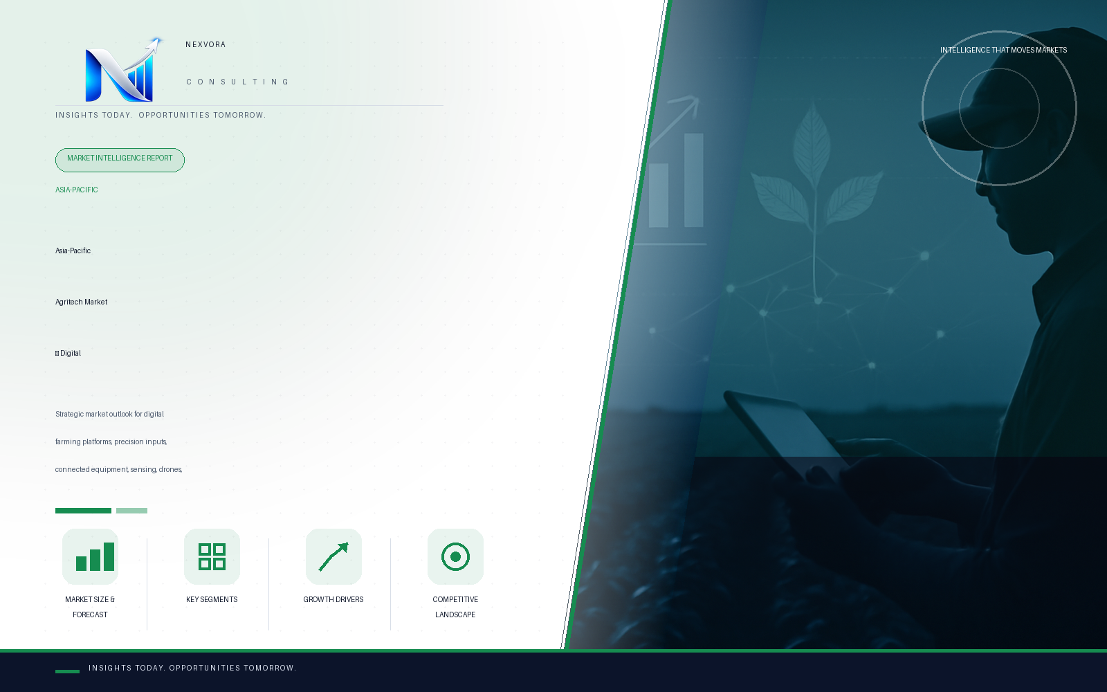 Asia-Pacific Agritech Market — Digital Agriculture, Farm Automation & Technology Adoption Intelligence Report