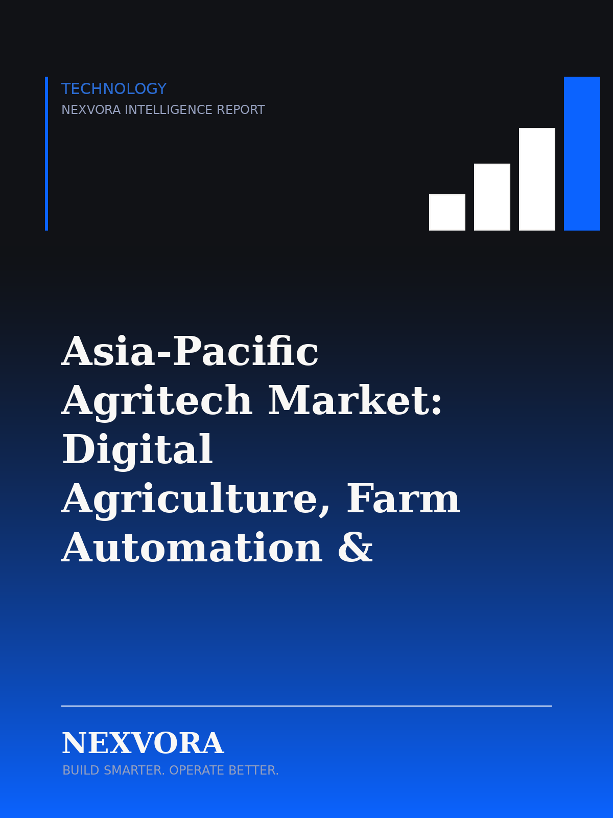 Asia-Pacific Agritech Market — Digital Agriculture, Farm Automation & Technology Adoption Intelligence Report