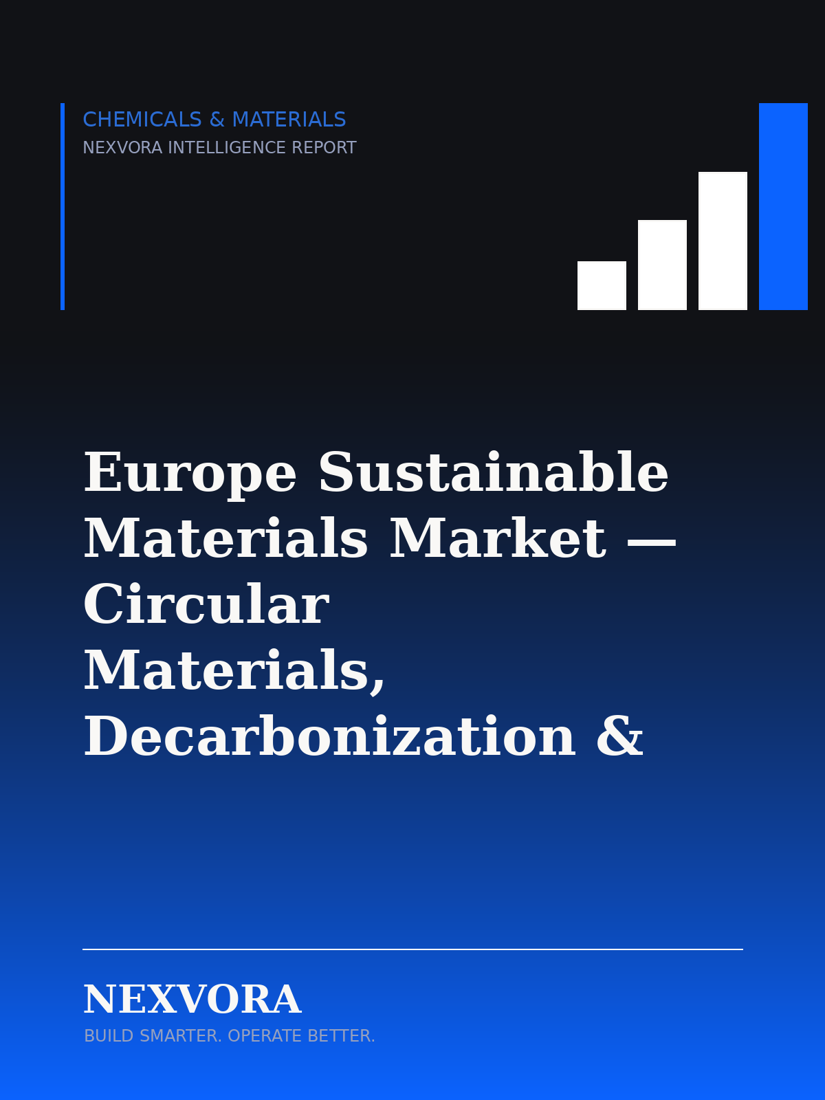 Europe Sustainable Materials Market — Circular Materials, Decarbonization & Growth Opportunities