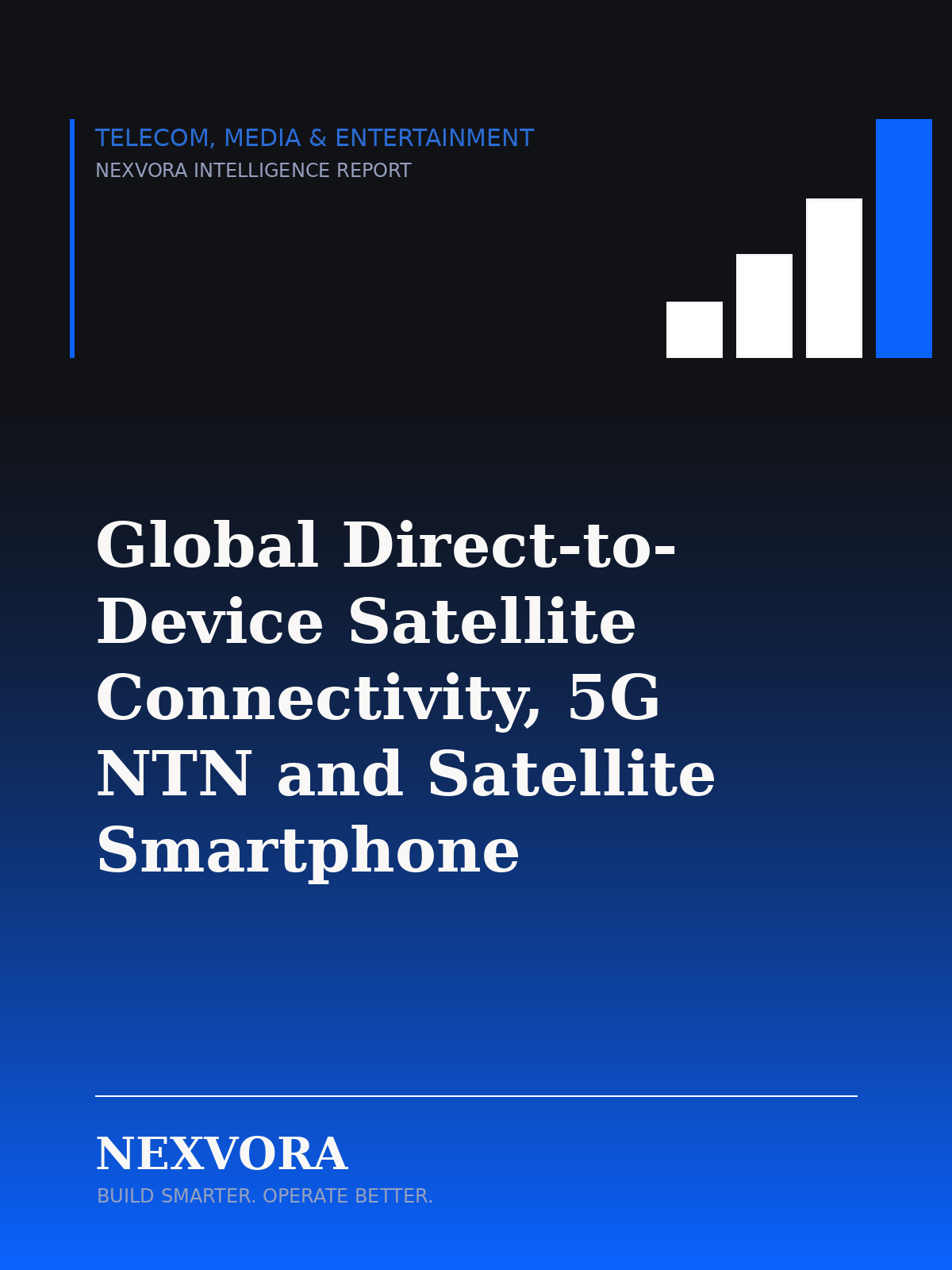 Global Direct-to-Device Satellite Connectivity, 5G NTN and Satellite Smartphone Services Market — Intelligence Report