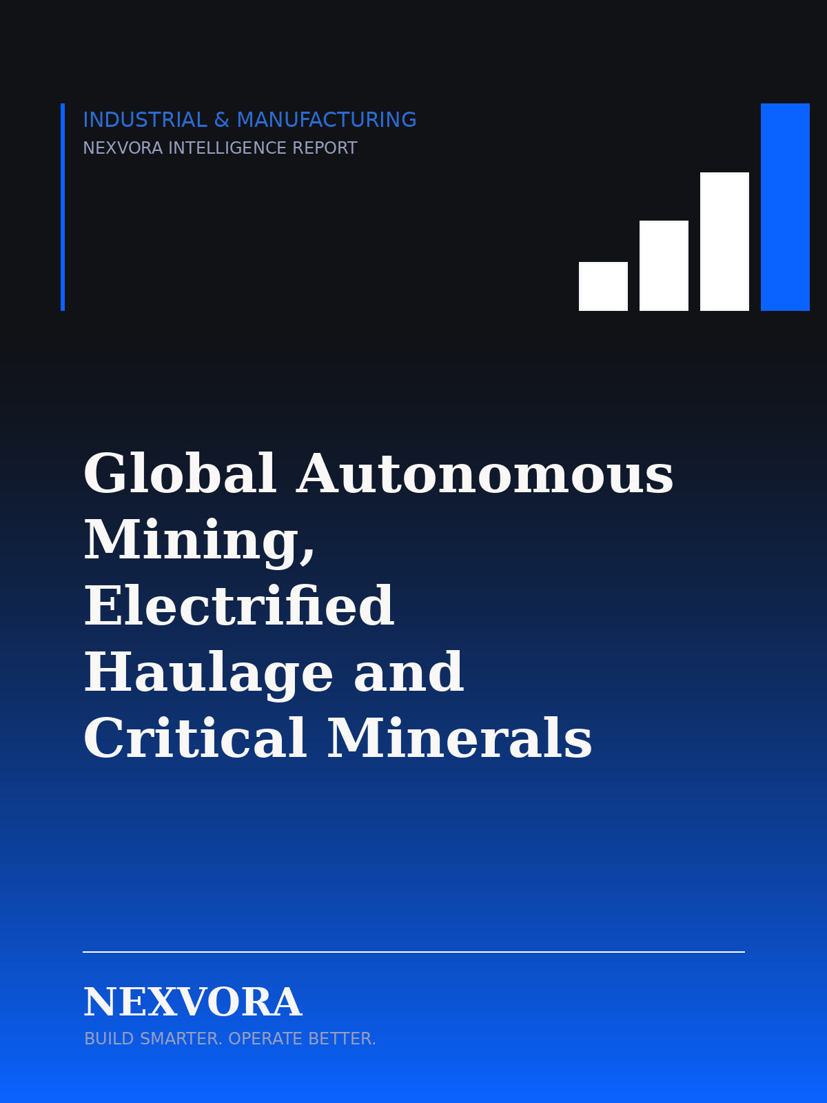 The Convergence of Autonomous Mining, Electrified Haulage, and Digital Operations: A New Era for Critical Minerals Supply Chains