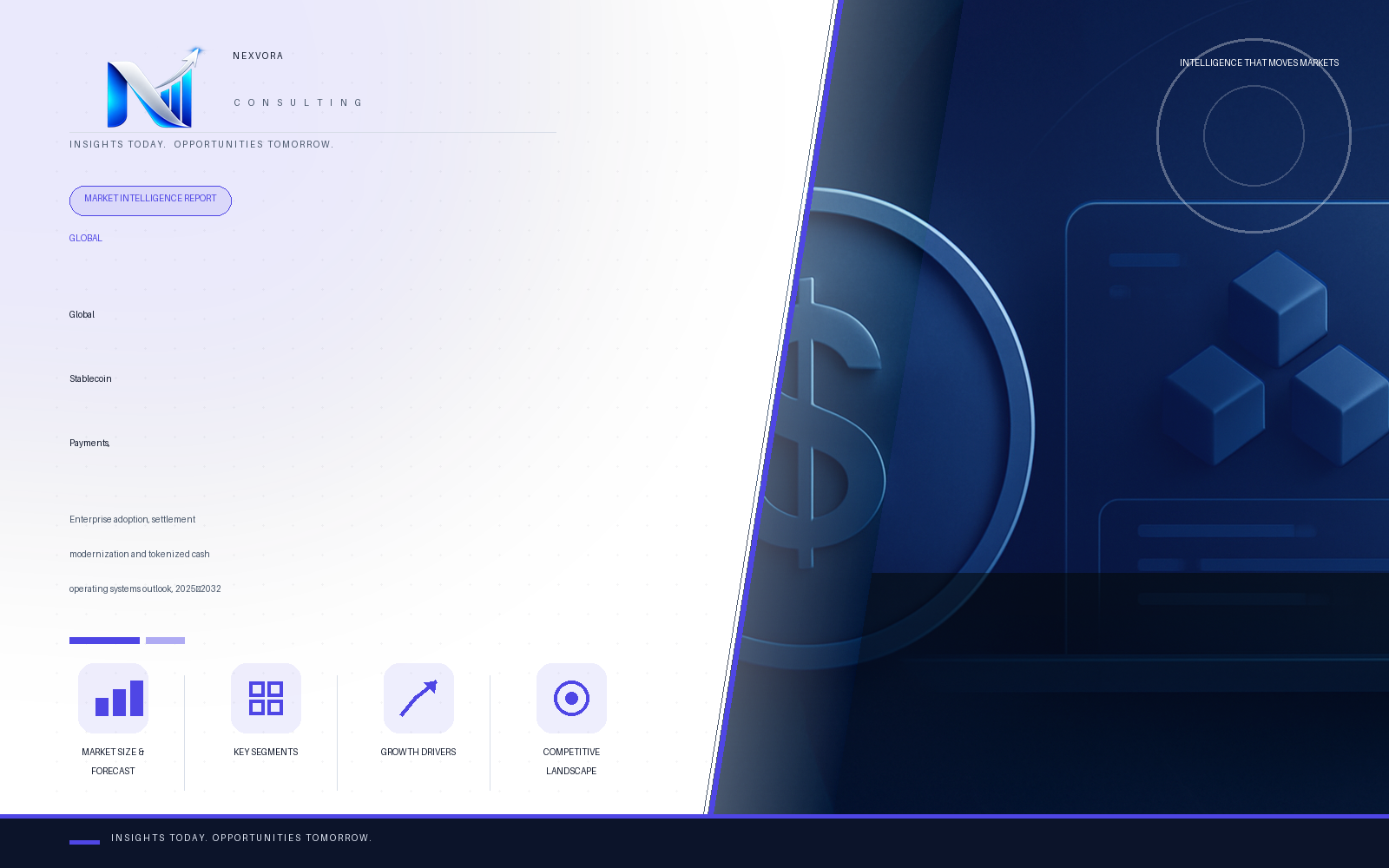 Global Stablecoin Payments, Programmable Money and On-Chain Treasury Infrastructure Market — Intelligence Report