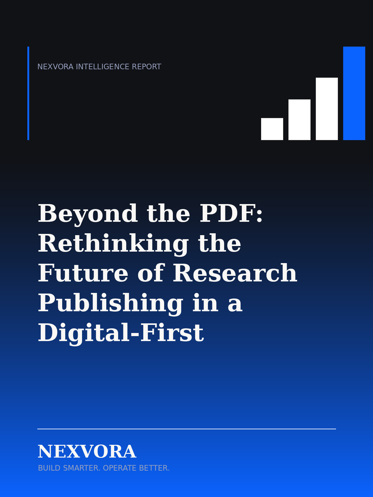 Beyond the PDF: Rethinking the Future of Research Publishing in a Digital-First World