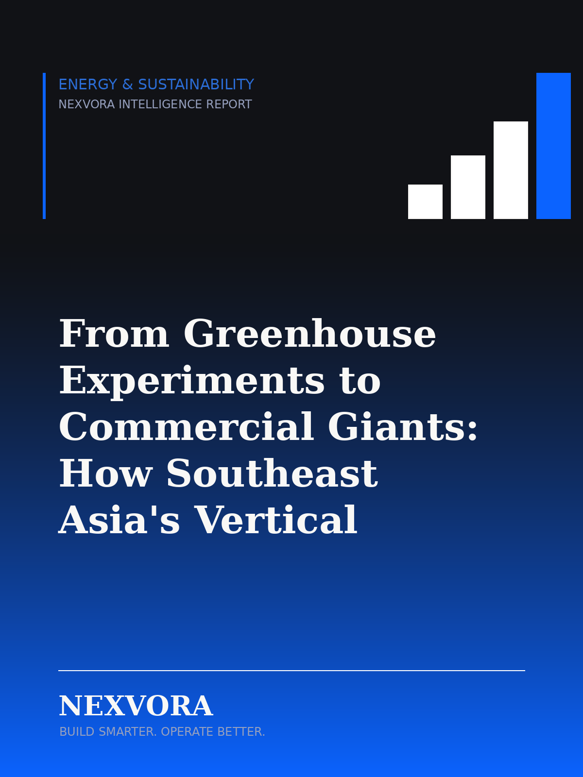 From Greenhouse Experiments to Commercial Giants: How Southeast Asia's Vertical Farming Sector Is Scaling Up