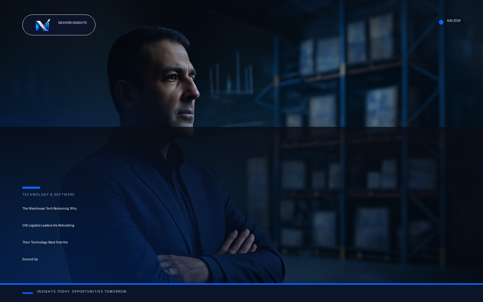 The Warehouse Tech Reckoning: Why UAE Logistics Leaders Are Rebuilding Their Technology Stack from the Ground Up