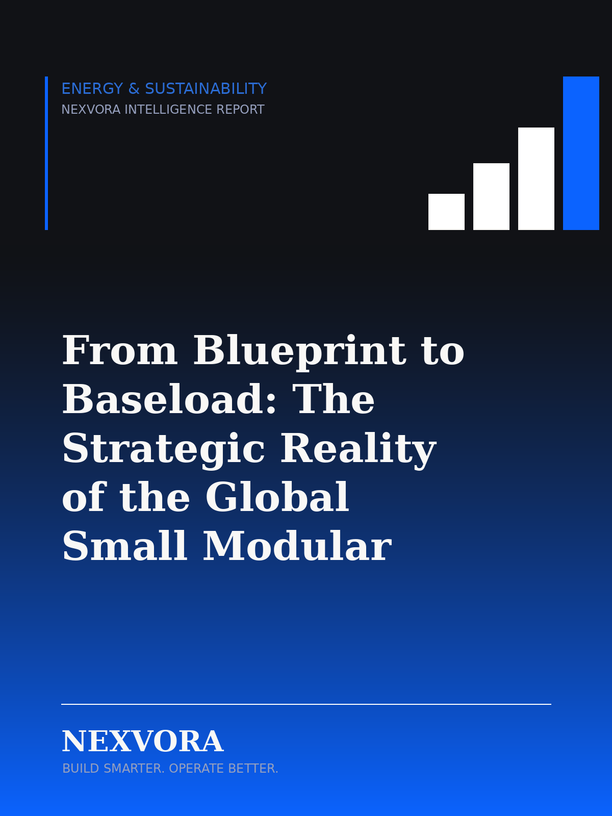 From Blueprint to Baseload: The Strategic Reality of the Global Small Modular Reactor Market