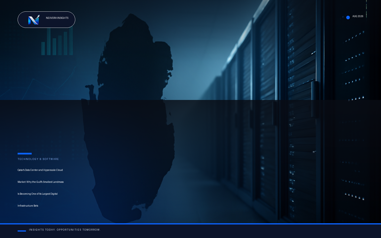 Qatar's Data Center and Hyperscale Cloud Market: Why the Gulf's Smallest Landmass Is Becoming One of Its Largest Digital Infrastructure Bets