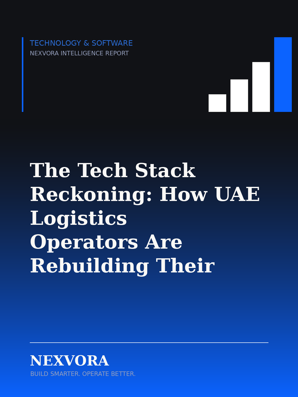 The Tech Stack Reckoning: How UAE Logistics Operators Are Rebuilding Their Digital Infrastructure From the Ground Up