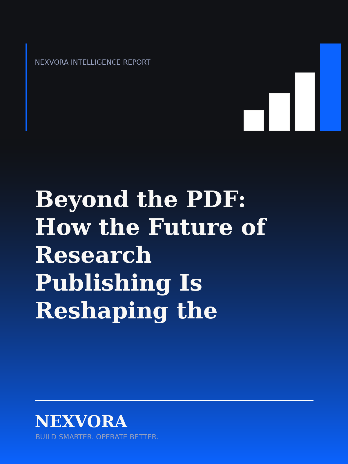 Beyond the PDF: How the Future of Research Publishing Is Reshaping the Intelligence Economy
