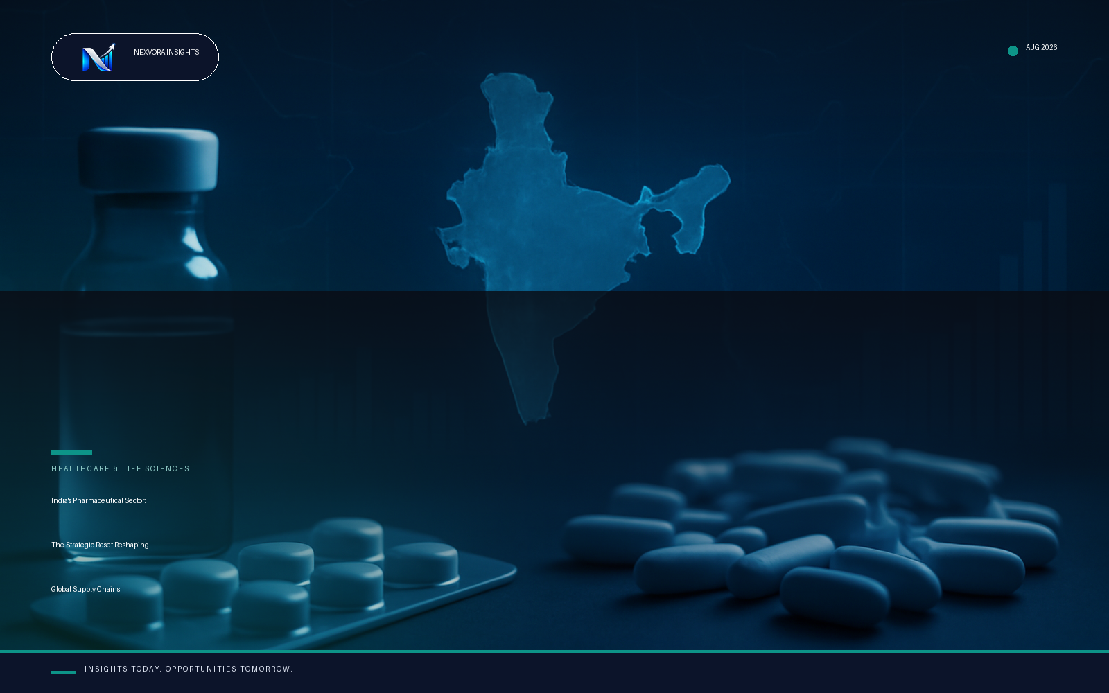 India's Pharmaceutical Sector: The Strategic Reset Reshaping Global Supply Chains