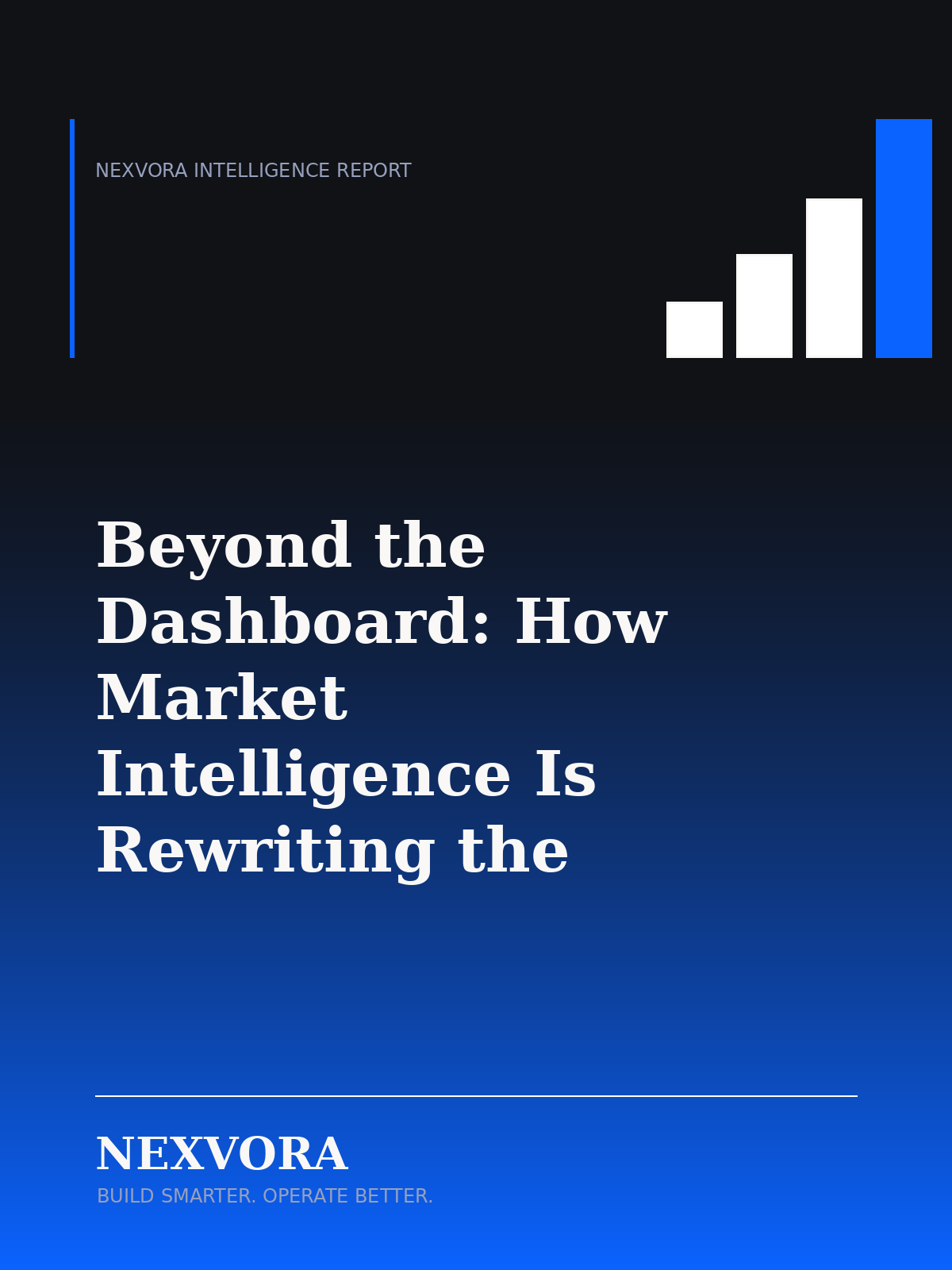 Beyond the Dashboard: How Market Intelligence Is Rewriting the Rules of Strategic Consulting