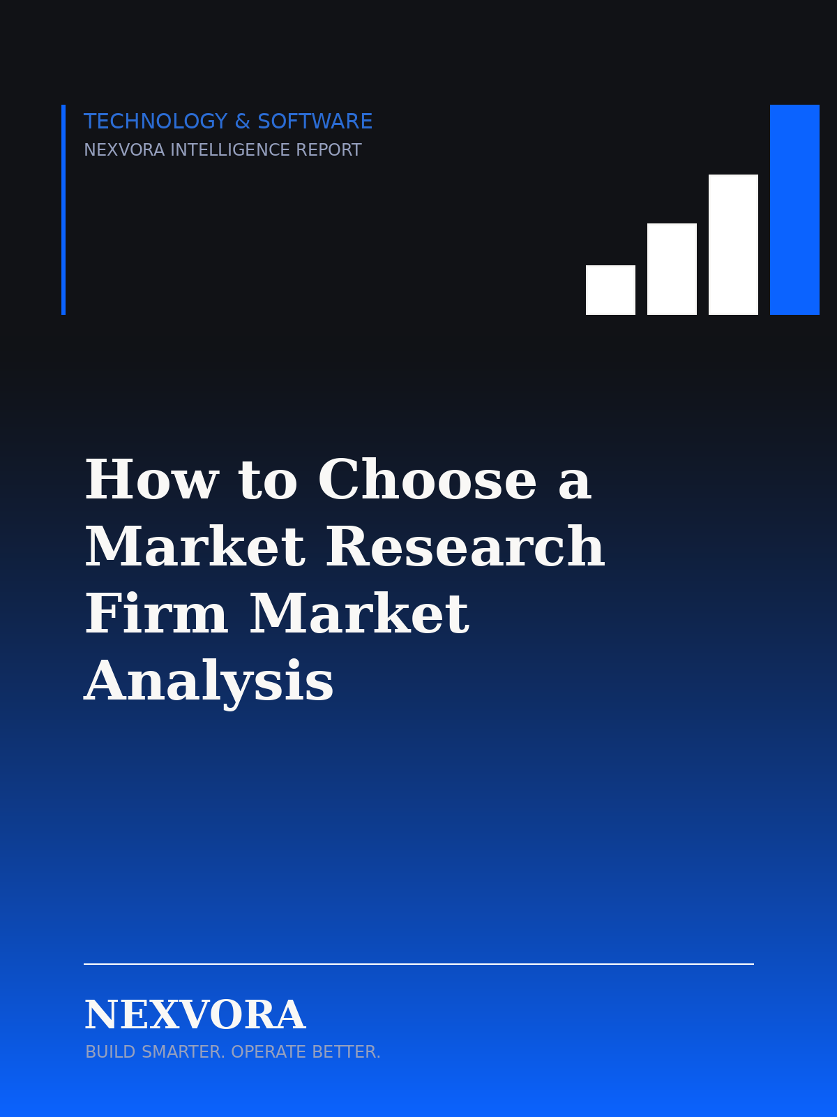 How to Choose a Market Research Firm Market Analysis
