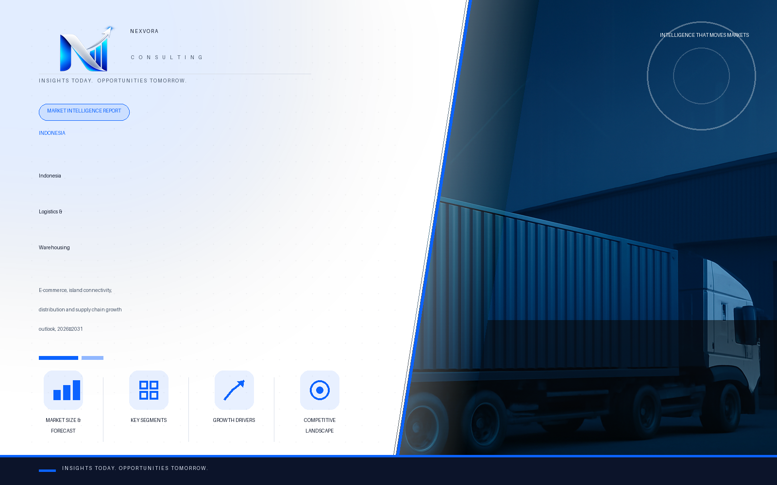 Indonesia Logistics & Warehousing Market — Intelligence Report
