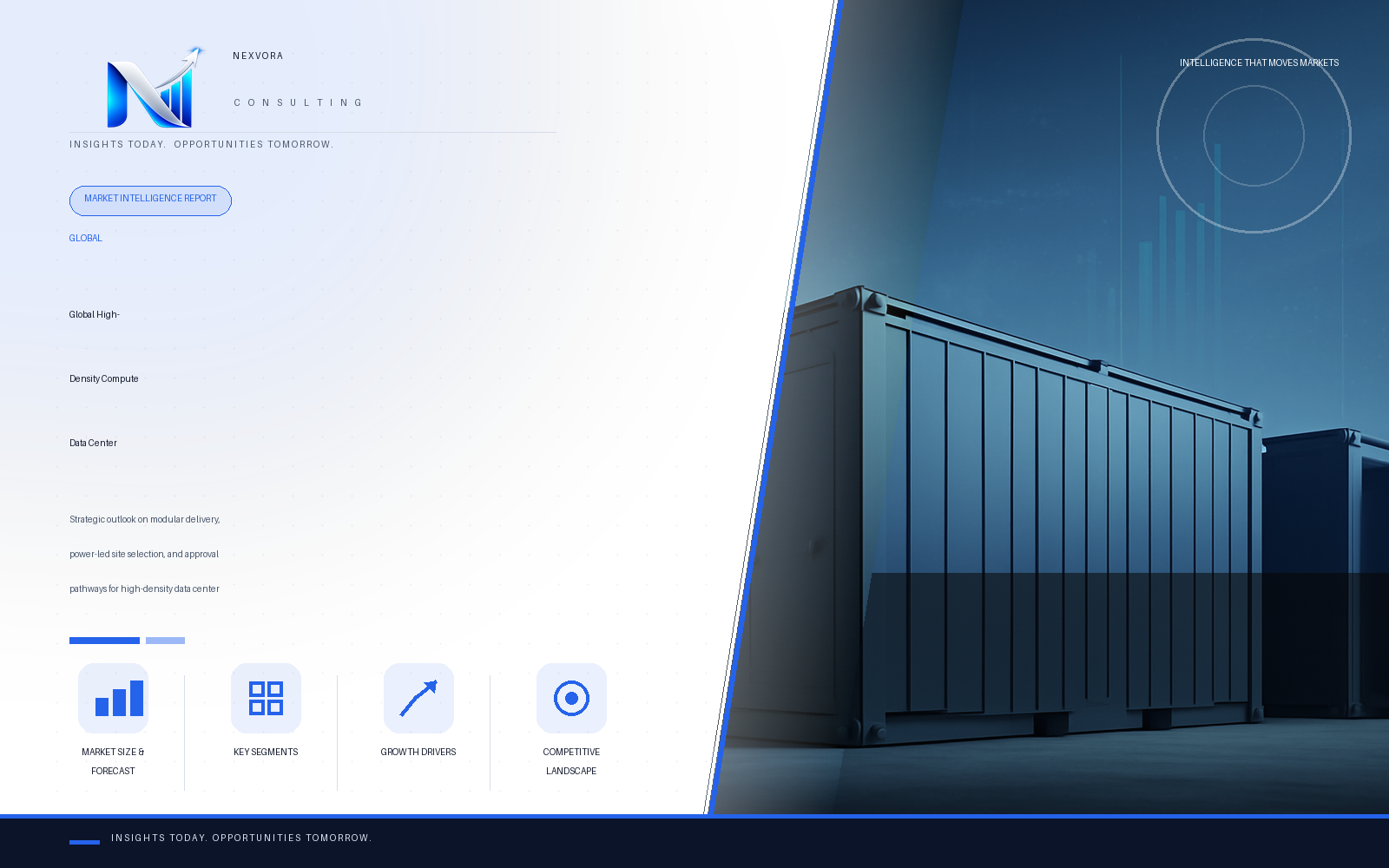Global High-Density Compute Data Center Modular Construction, Site Selection & Permitting Market — Intelligence Report