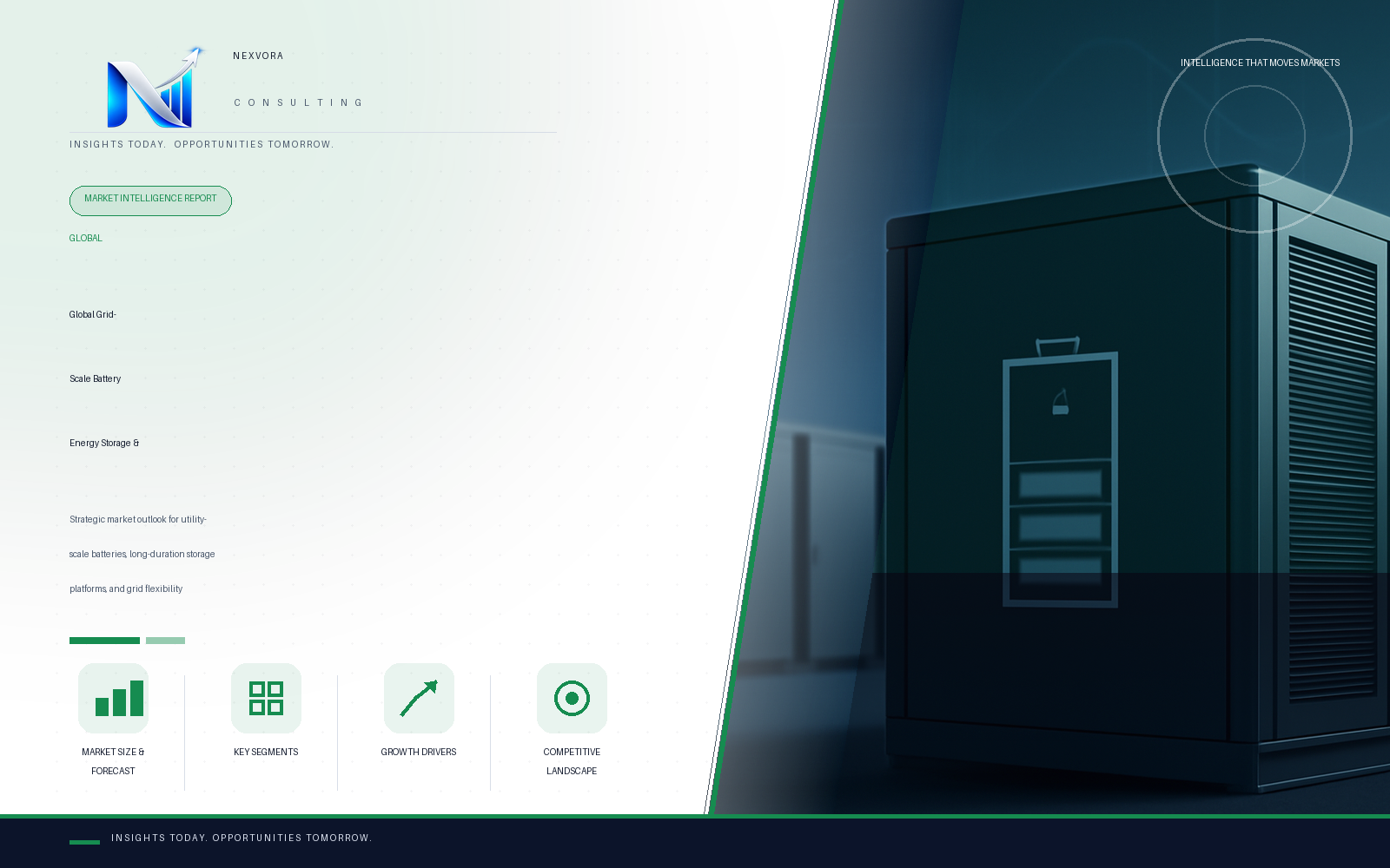 Global Grid-Scale Battery Energy Storage & Long-Duration Storage Market — Intelligence Report
